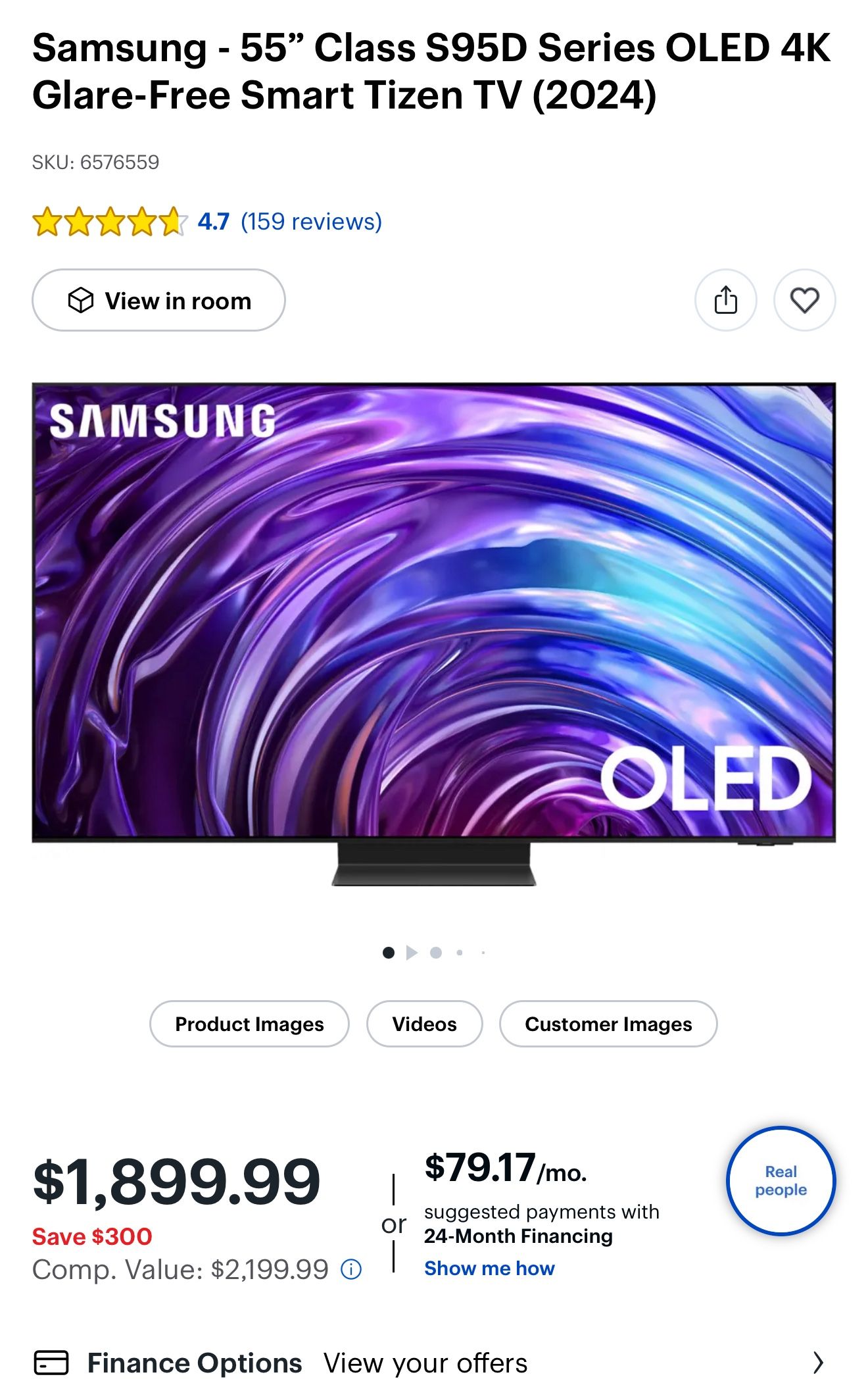 Samsung S95d Oled 55 Inch 