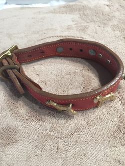 Leather collar... 15 to 17 in