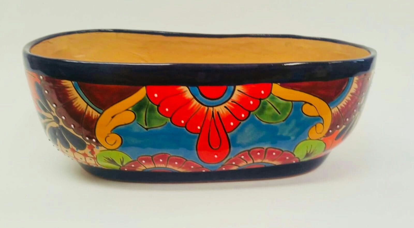 TALAVERA FLOWER POT BRIGHT COLORS