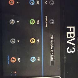 Line 6 FBV3 Digital Foot Controller Pedal for Electric Guitar Multi-Effects