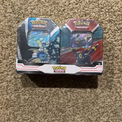 Pokemon V-Heroes Bundle Tins Target 2023 Vaporeon Umbreon