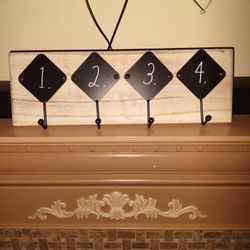 Rae Dunn 1,2,3,4 Towel Rack
