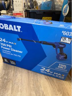 Kobalt 700-PSI 0.8-GPM Cold Water Battery Outdoor power cleaner with 1 Spray tips