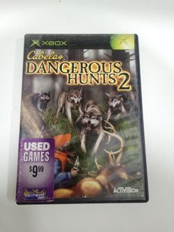 Cabela's dangerous game hunt Xbox game