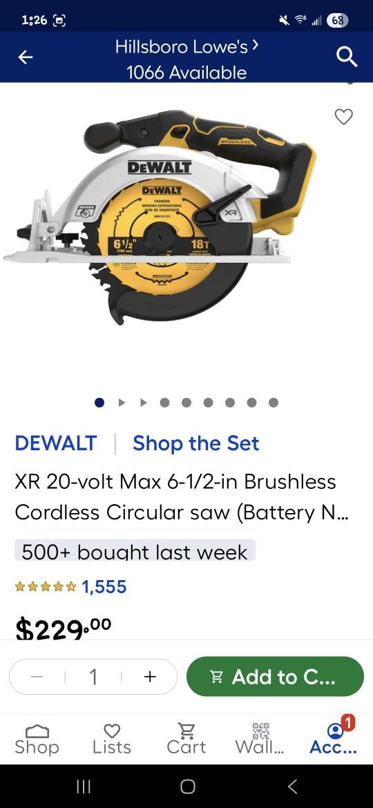 Circular SAW Dewalt