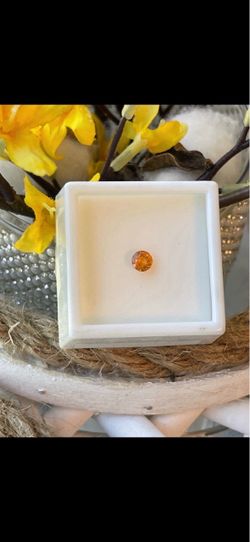 Approx .55CT 5MM RD Spessartite Garnet Stone