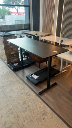 Black 55 inch standing desk