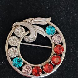 Vintage Van Dell Sterling Brooch, 1.3"