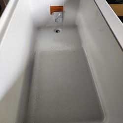 KohlerUnderscore 60" Soaking Bathtub for Three Wall Alcove Installation with

