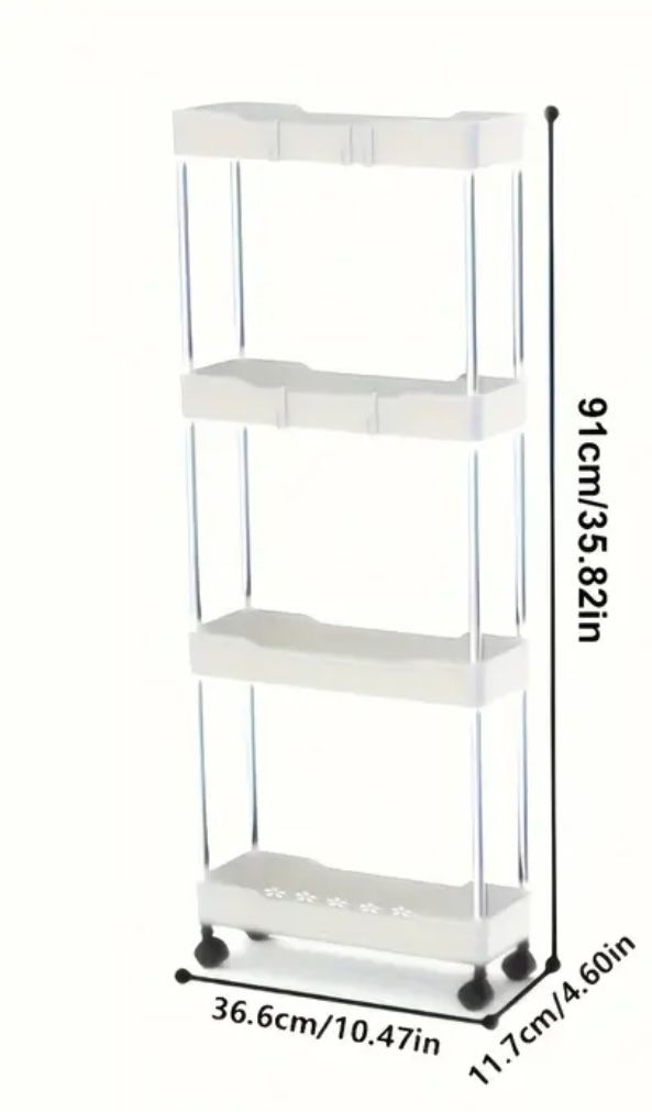 Slim cart With wheels