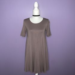 Forever 21 Taupe T-shirt Dress