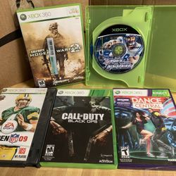 Lots of 5 XBOX 360 games
