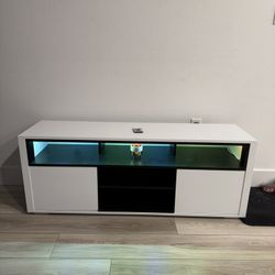 TV Stand With LED Lights 