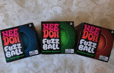$20 each Needoh Fuzz Ball *The Velvet Squeeze!*NEW