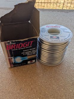 Harris 1 lb Bridgit nickel bearing solder - lead free
