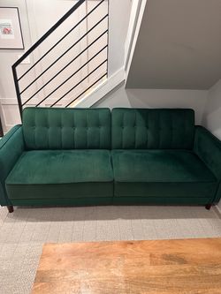 Green sofa/futon