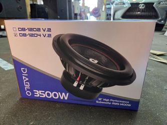 Diablo DB-12D4 V.2 12" Dual Voice Coil Car Audio Subwoofer