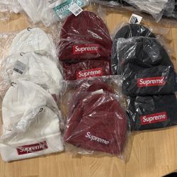 Red Supreme Beanies 