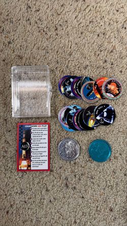 Vintage 1995 Apollo 13 Movie Pogs COMPLETE SET 1-20 Clear Case Rules 2 Slammers