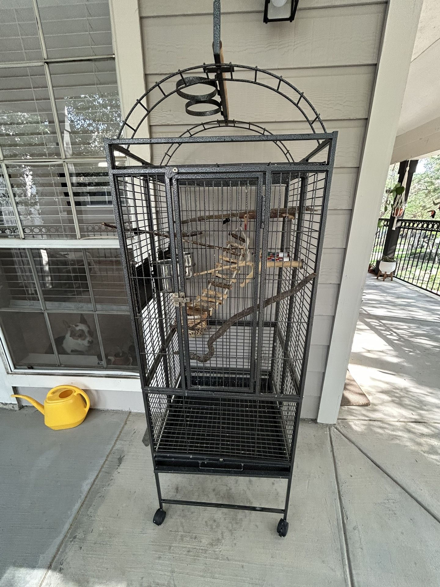 Metal Bird House