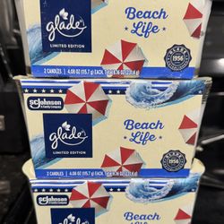 Glade Limited Edition Beach Life Candles