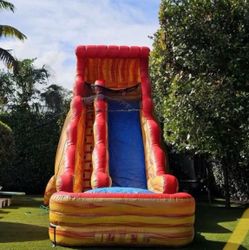 Lava water slide