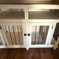 Dog Crate Entertainment Center