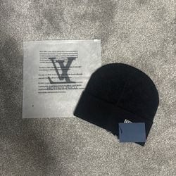 Black Checkered Beanie