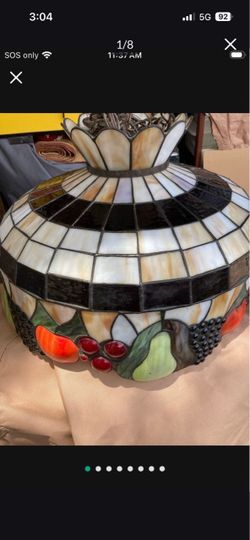 $100-Tiffany-Style Stained Glass Pendant Lamp Shade