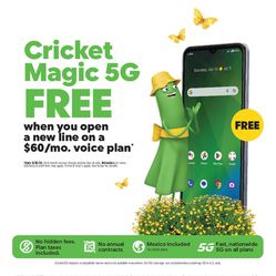 GET A FREE 5G PHONE WHEN JOINING CRICKET WIRELESS 🔥