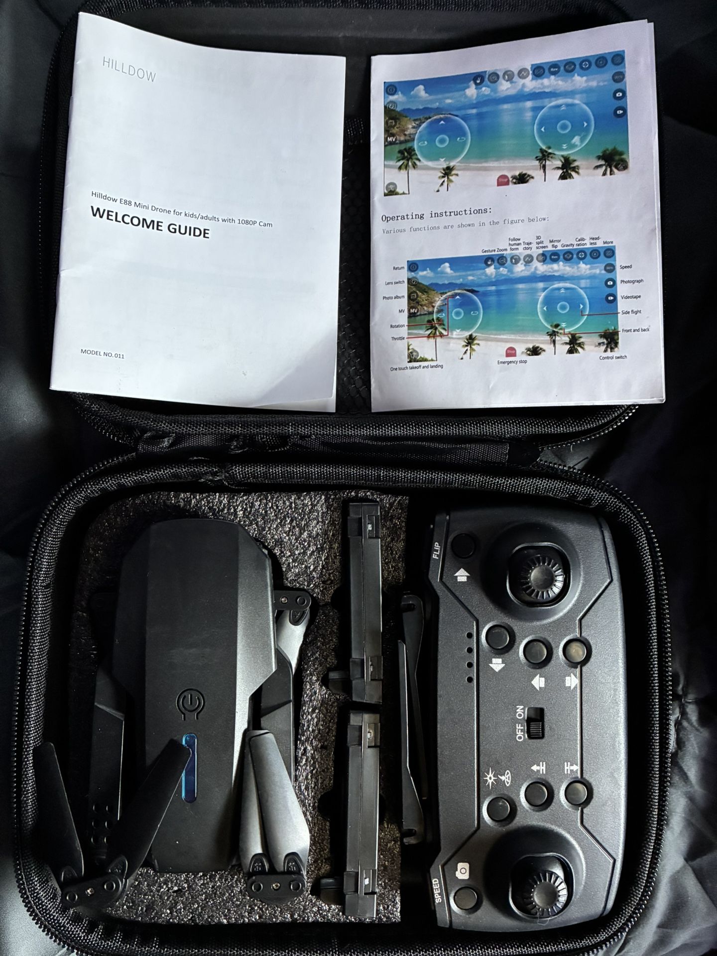 Drone With Carrying Case 
