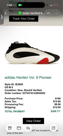 Adidas Harden Vol 8 Pioneer Basketball Shoes
