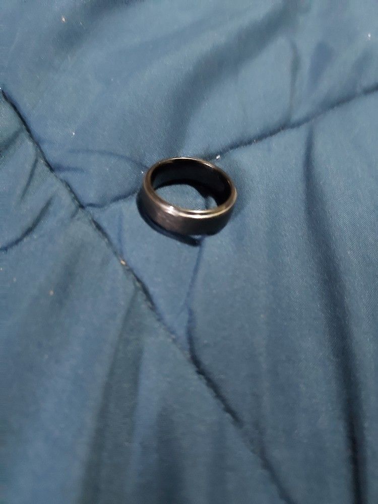 Grey Tungsten Ring