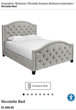 Z Gallerie Cal king bed