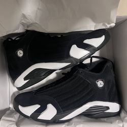 Jordan 14 Black And White 