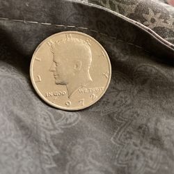 1972 Kennedy Half Dollar No Mint