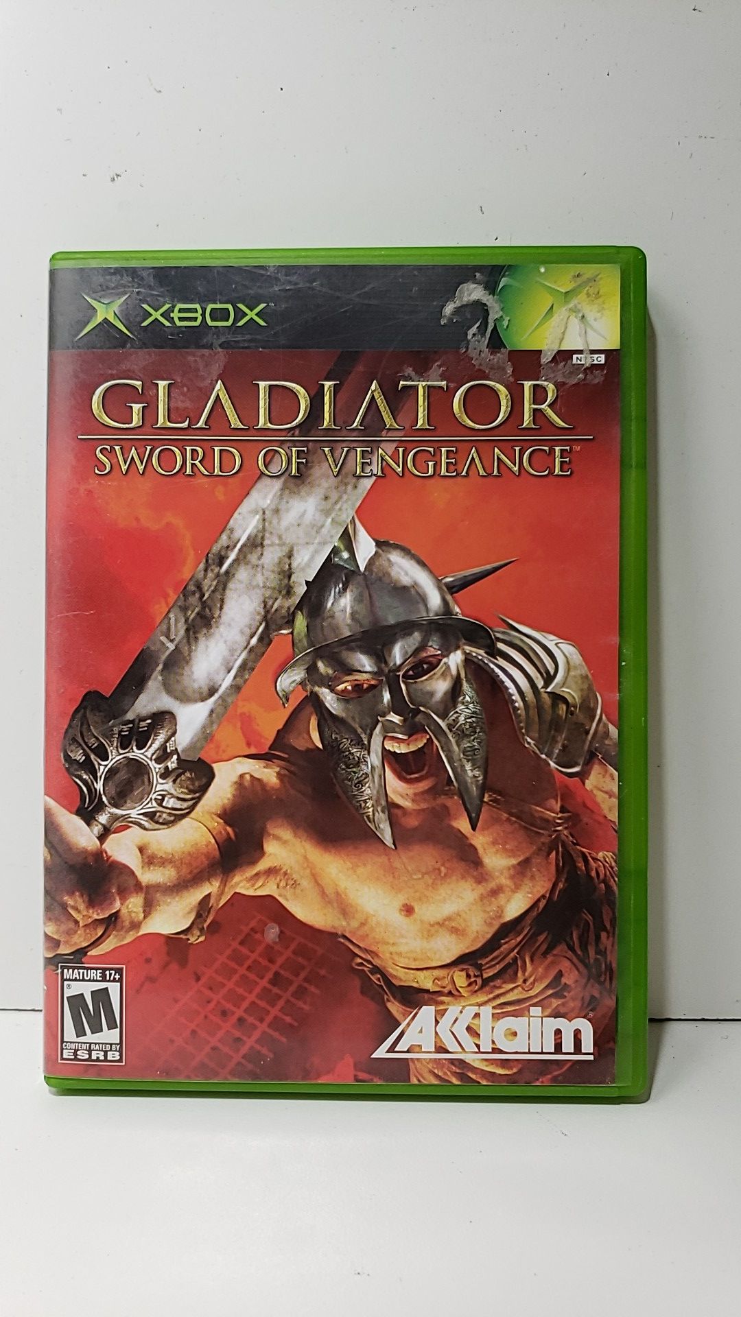 Xbox Gladiator Sword of Vengeance DVD game in box