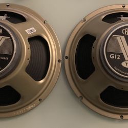 2 New Celestion G12 Replacement Speakers.