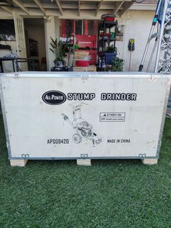 NEW 15HP heavy duty gas stump grinder NUEVO