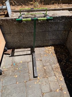 Homemade bike carrier