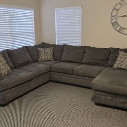 L SHAPE COUCH and TABLES