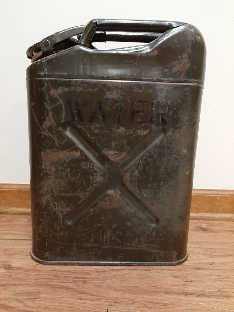 Military water can.