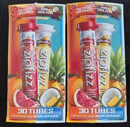 ZipFizz Split Pack / Blood Orange & Pina Colada - 30 tube total