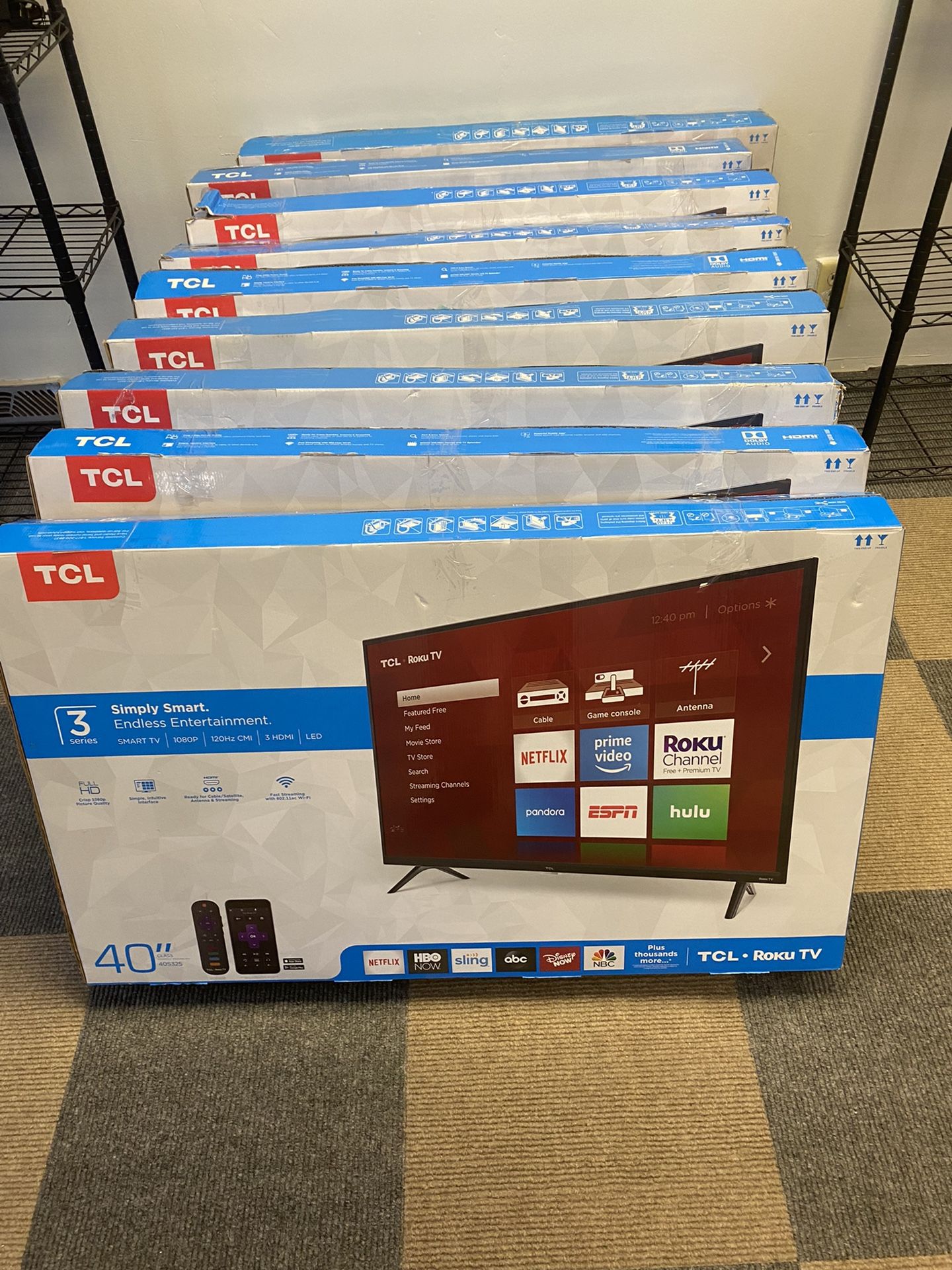 40inch TCL Smart TVs 