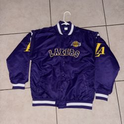 Los Angeles Lakers, satin jacket, purple, size 18-20