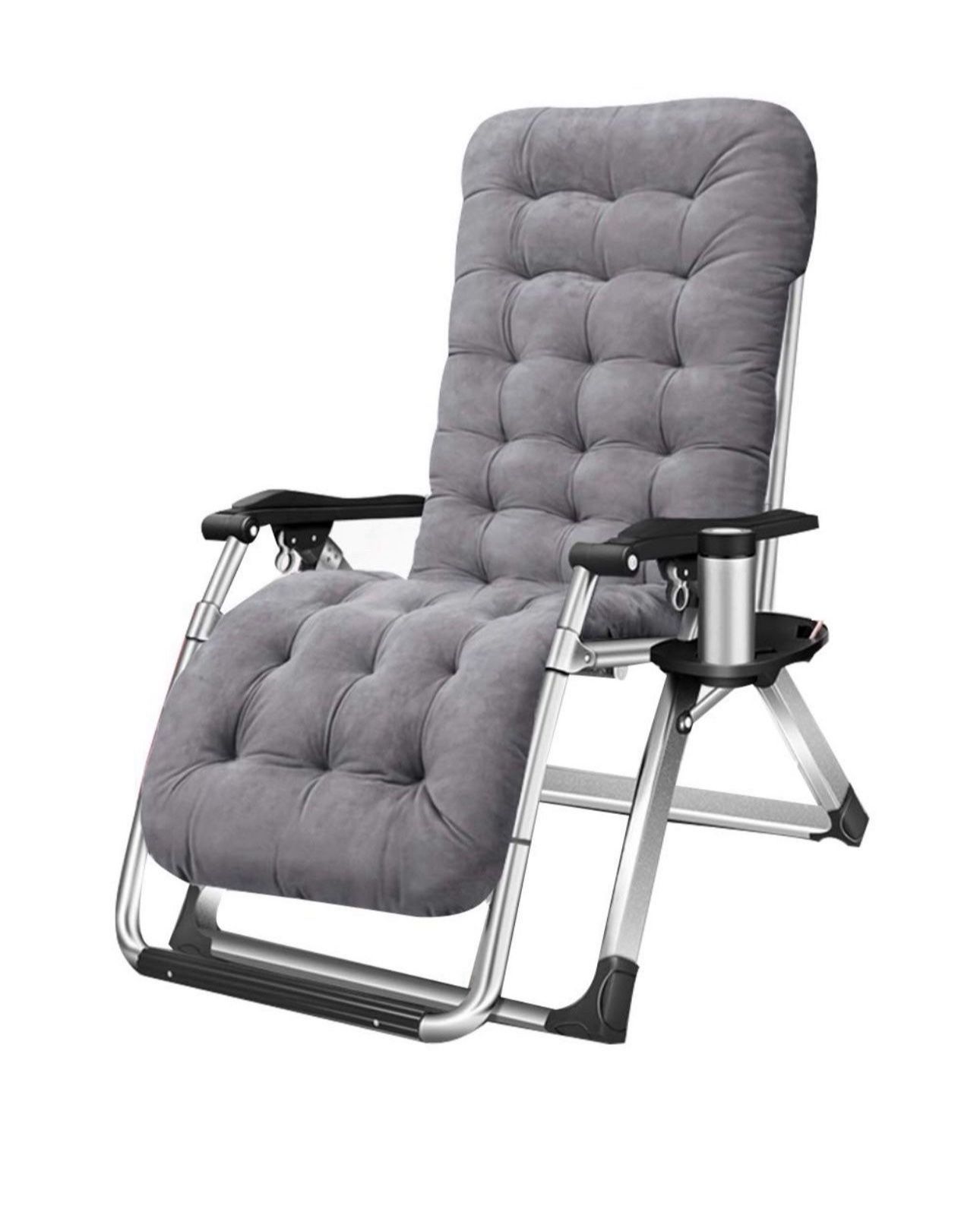 Zero Gravity Chairs Adjustable Sun Loungers Sunbed Relaxer Recliner Sling Chairs for Patio Yard Pool Multifunction with Padded Cotton Pad Breathable B