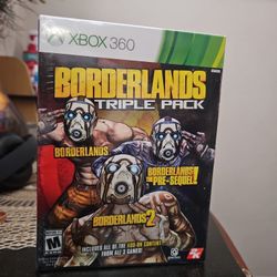 The Xbox 360 Borderlands Triple Pack Game