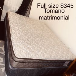 ✅🥰$345-Beautiful Full size mattress and box spring- Tomano Matrimonio-   smell free and pest free- yes it is gently used and stored in a smoke free h