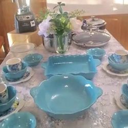 Princess house  Vajilla acua