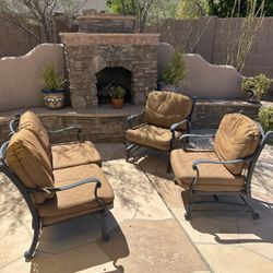 Outdoor Loveseat And Chairs